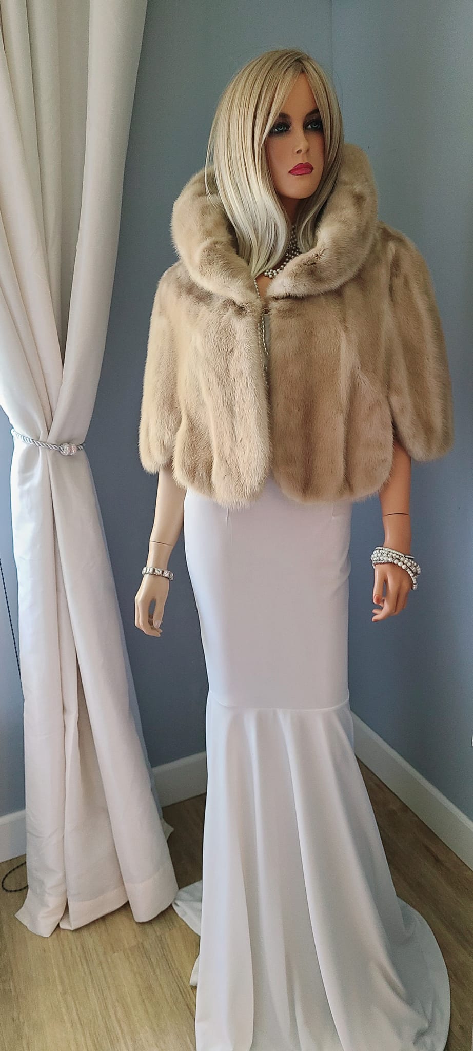 Sold at Auction: Mink Jacket/Shawl