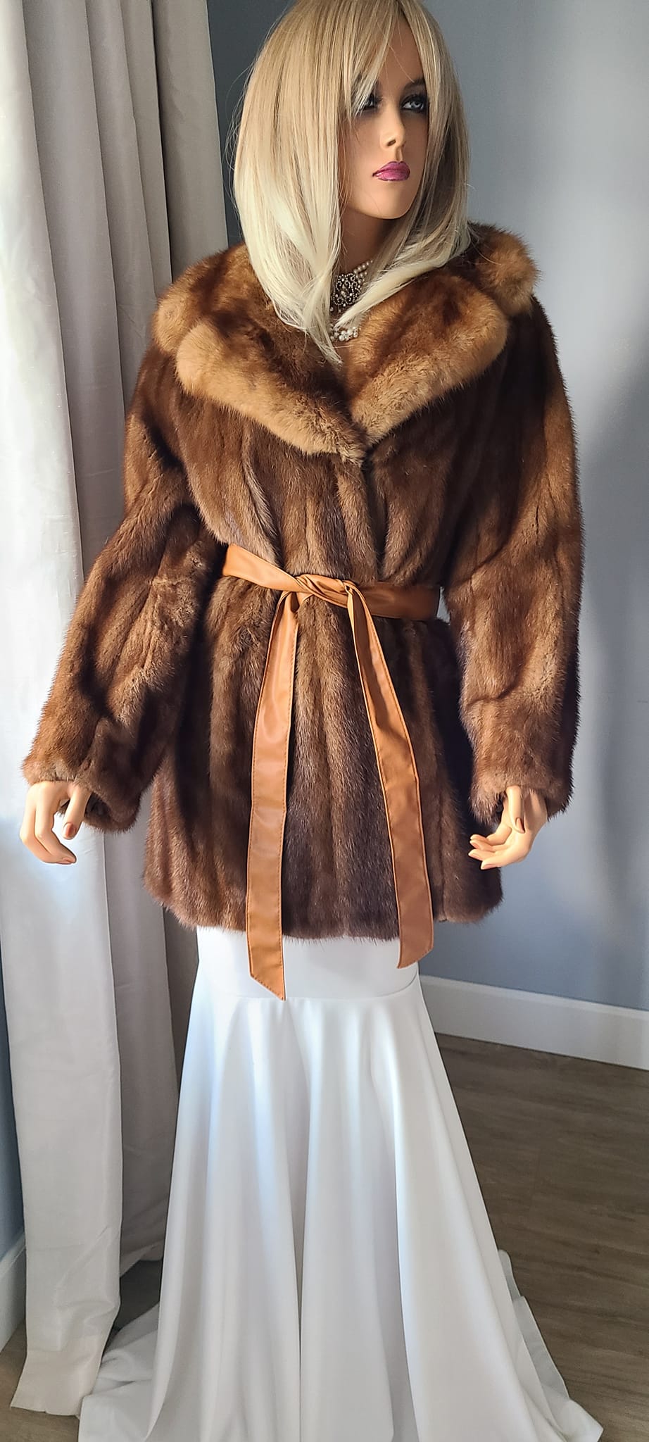 Demi Buff Mink Fur Jacket - Large | Estate Furs